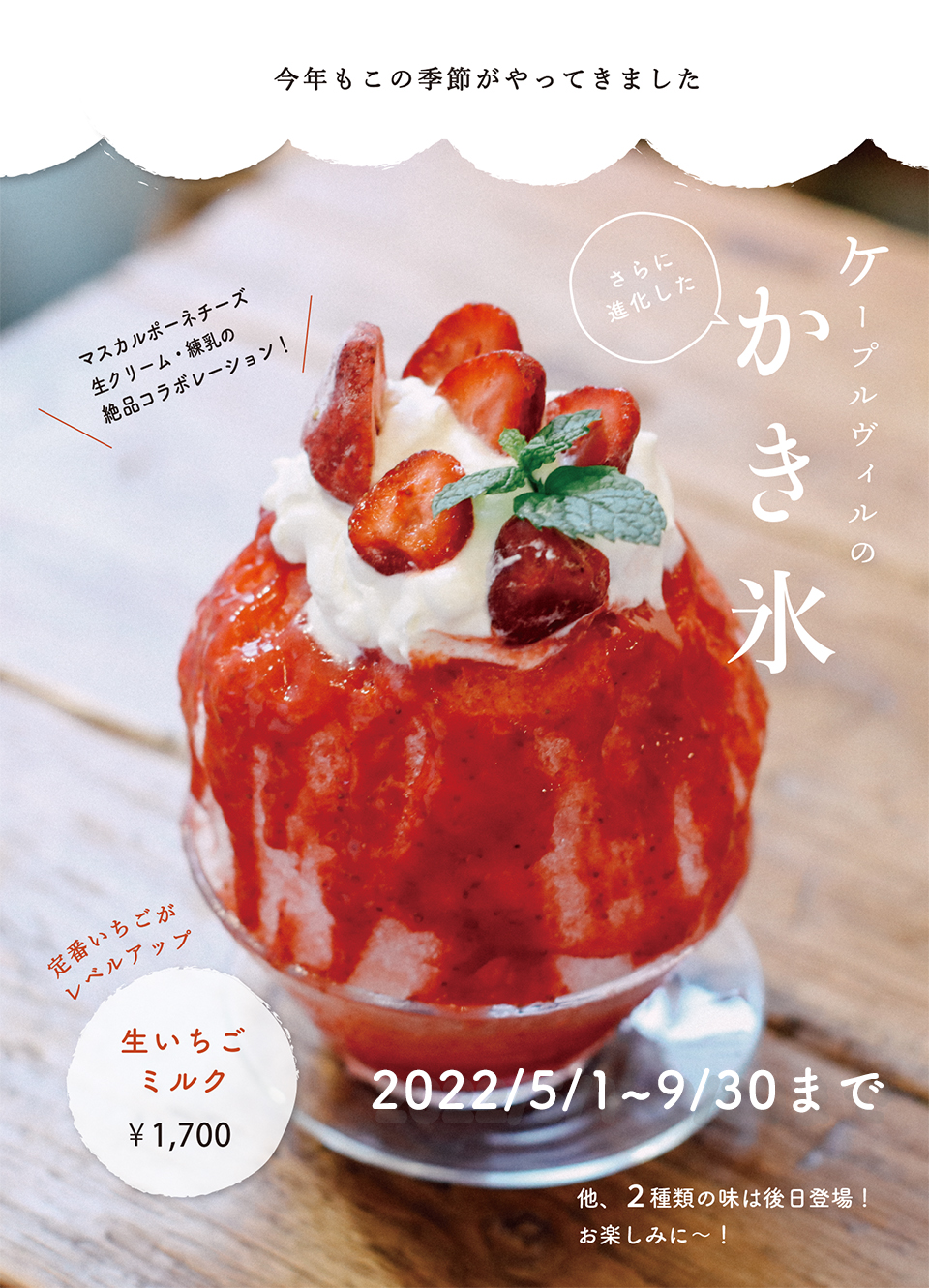 ケープルヴィルのかき氷
